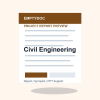 Civil Engineering project report preview for EmptyDoc students Civil Engineering project report preview for EmptyDoc students